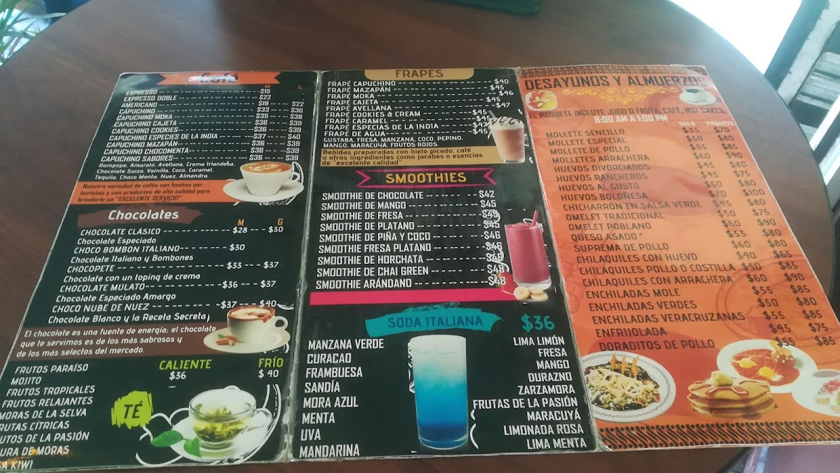 Cafeteria La Piedad Menu - Image 3